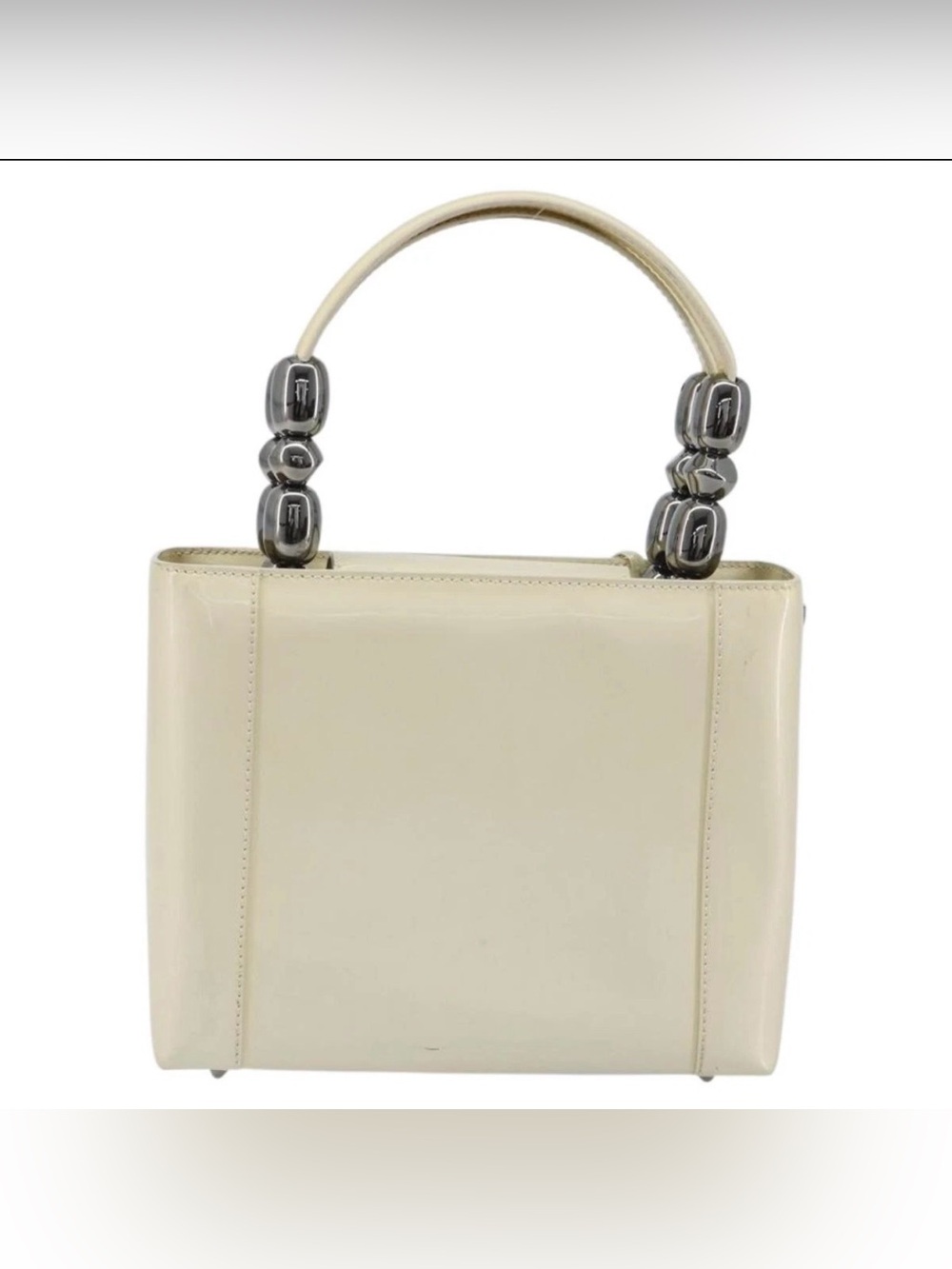 Christian Dior Maris Pearl Bag Patent leather Authentic